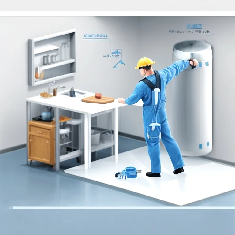 Técnico LeakGuard com equipamento de escuta acústica